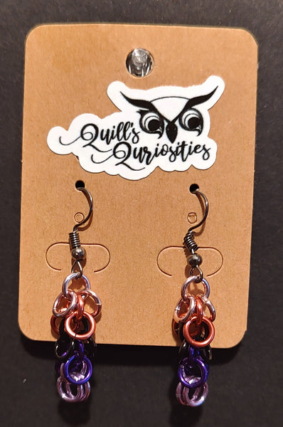 Omnisexual PrideMaille Earrings