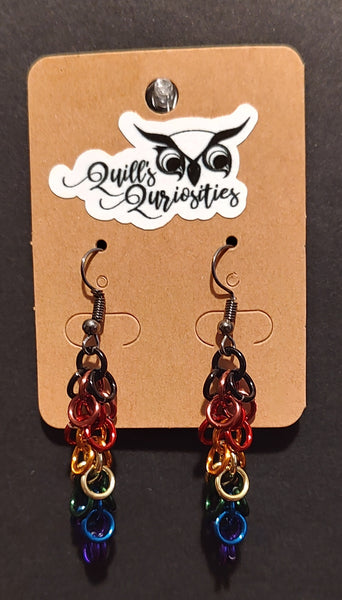 Philadelphia PrideMaille Earrings